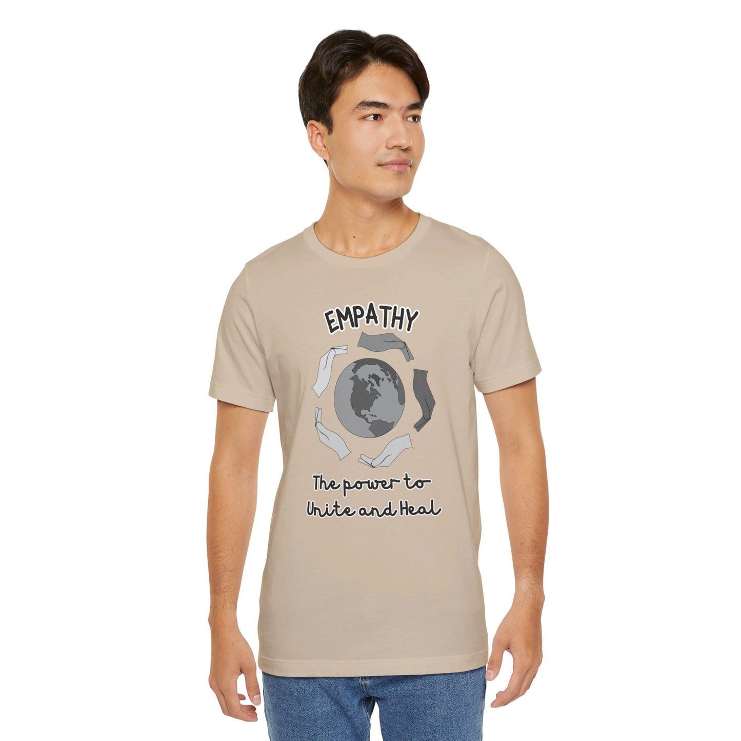 Empathy Unite Heal Unisex Jersey Short Sleeve Tee