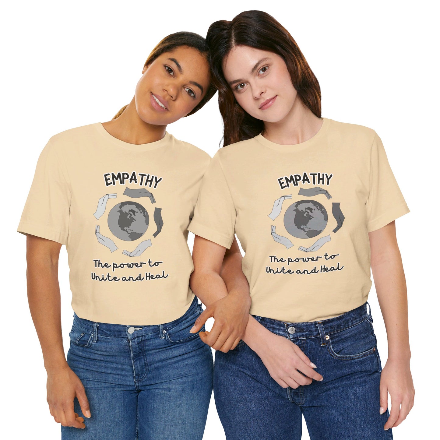 Empathy Unite Heal Unisex Jersey Short Sleeve Tee