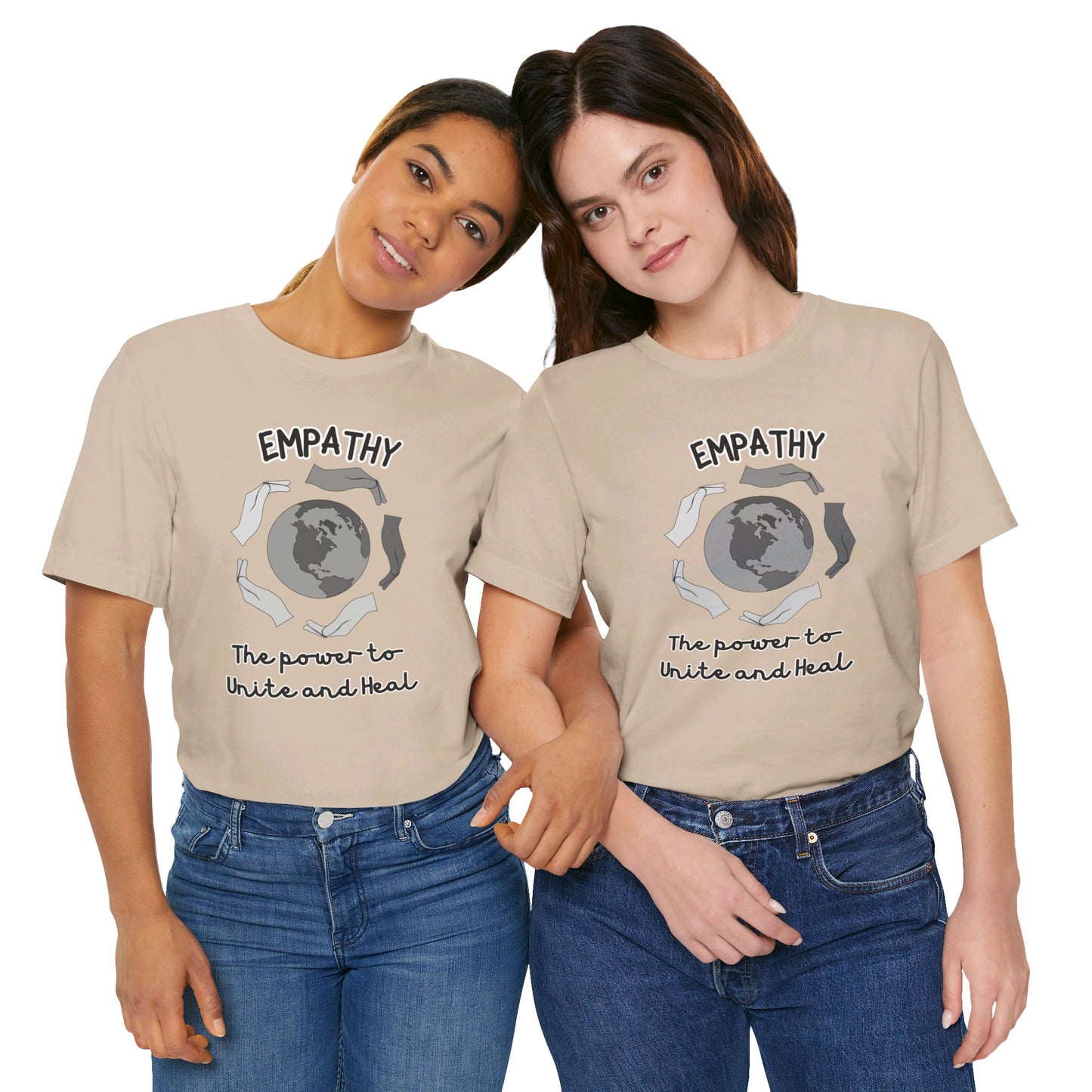 Empathy Unite Heal Unisex Jersey Short Sleeve Tee