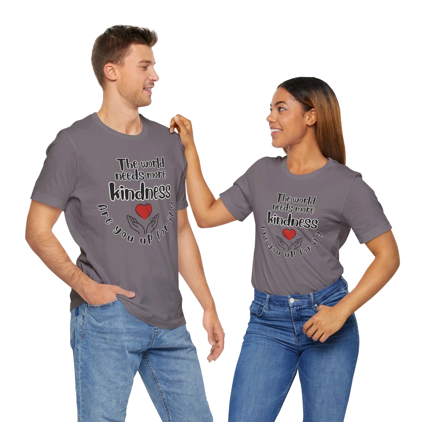 World needs Kindness Unisex Jersey Short Sleeve Tee