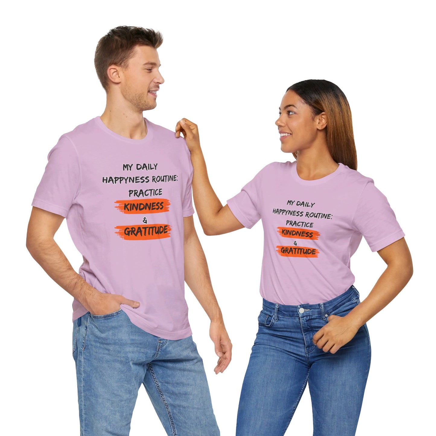 Kindness Happyness Unisex Jersey Short Sleeve Tee