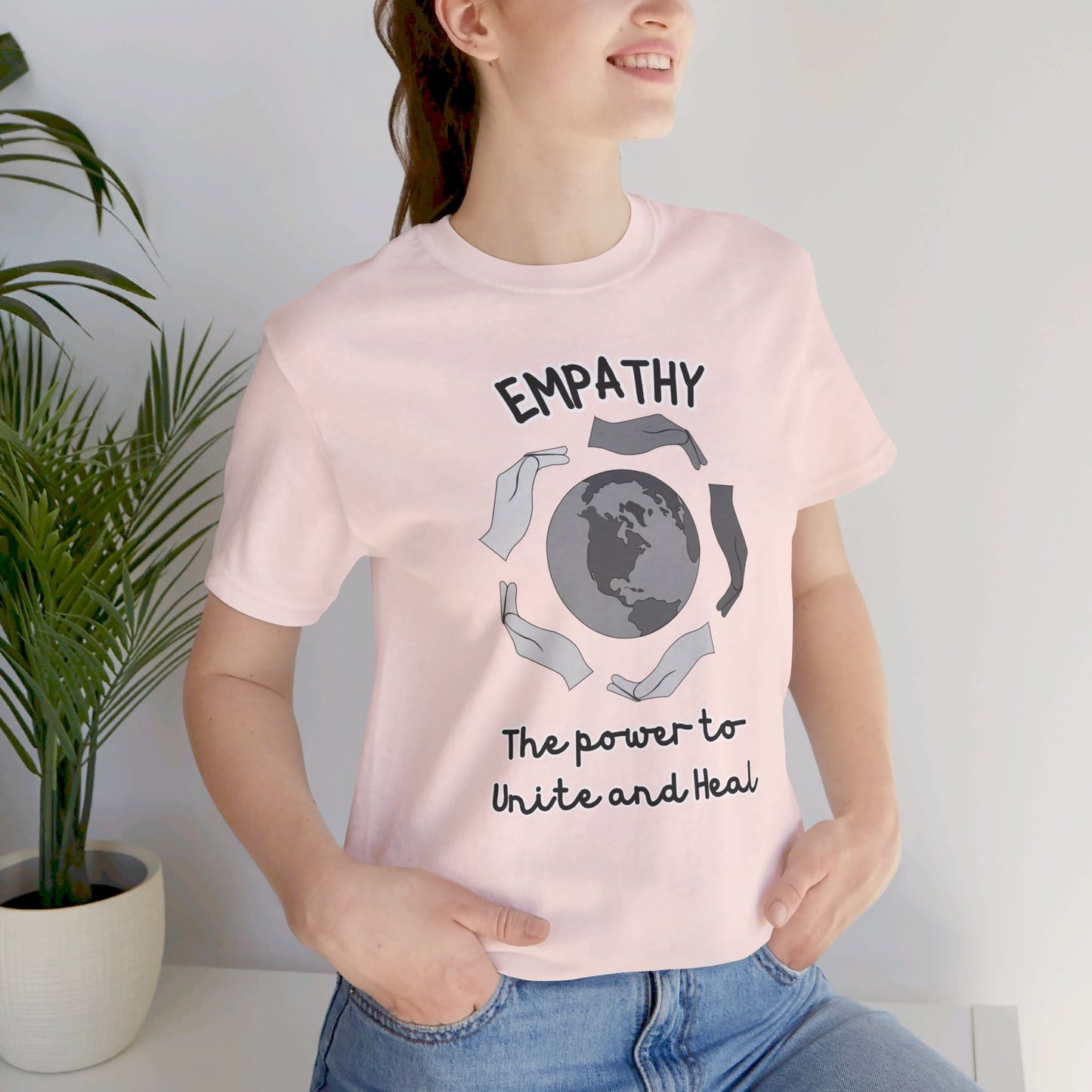 Empathy Unite Heal Unisex Jersey Short Sleeve Tee