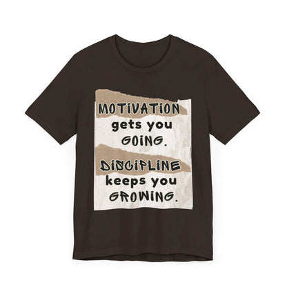 Discipline Motivation Luck Unisex Jersey Short Sleeve Tee