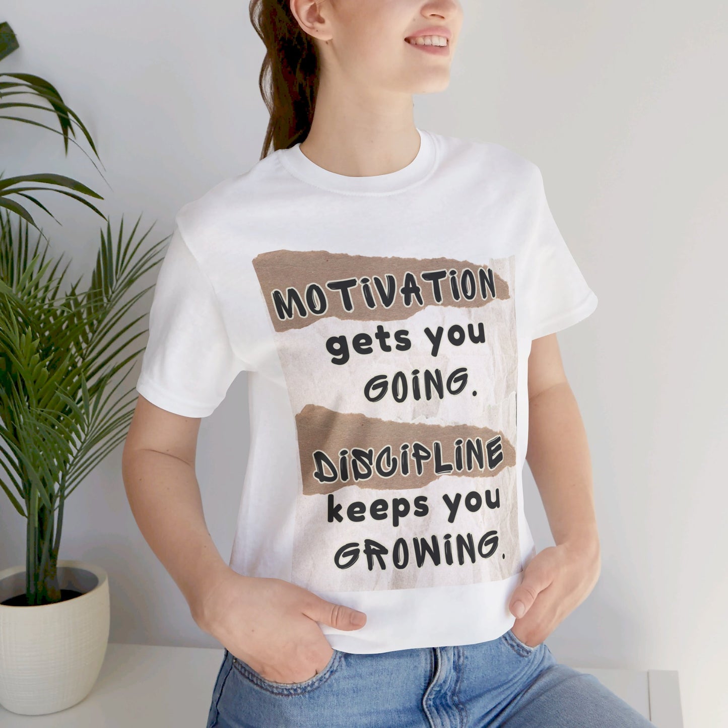 Discipline Motivation Luck Unisex Jersey Short Sleeve Tee