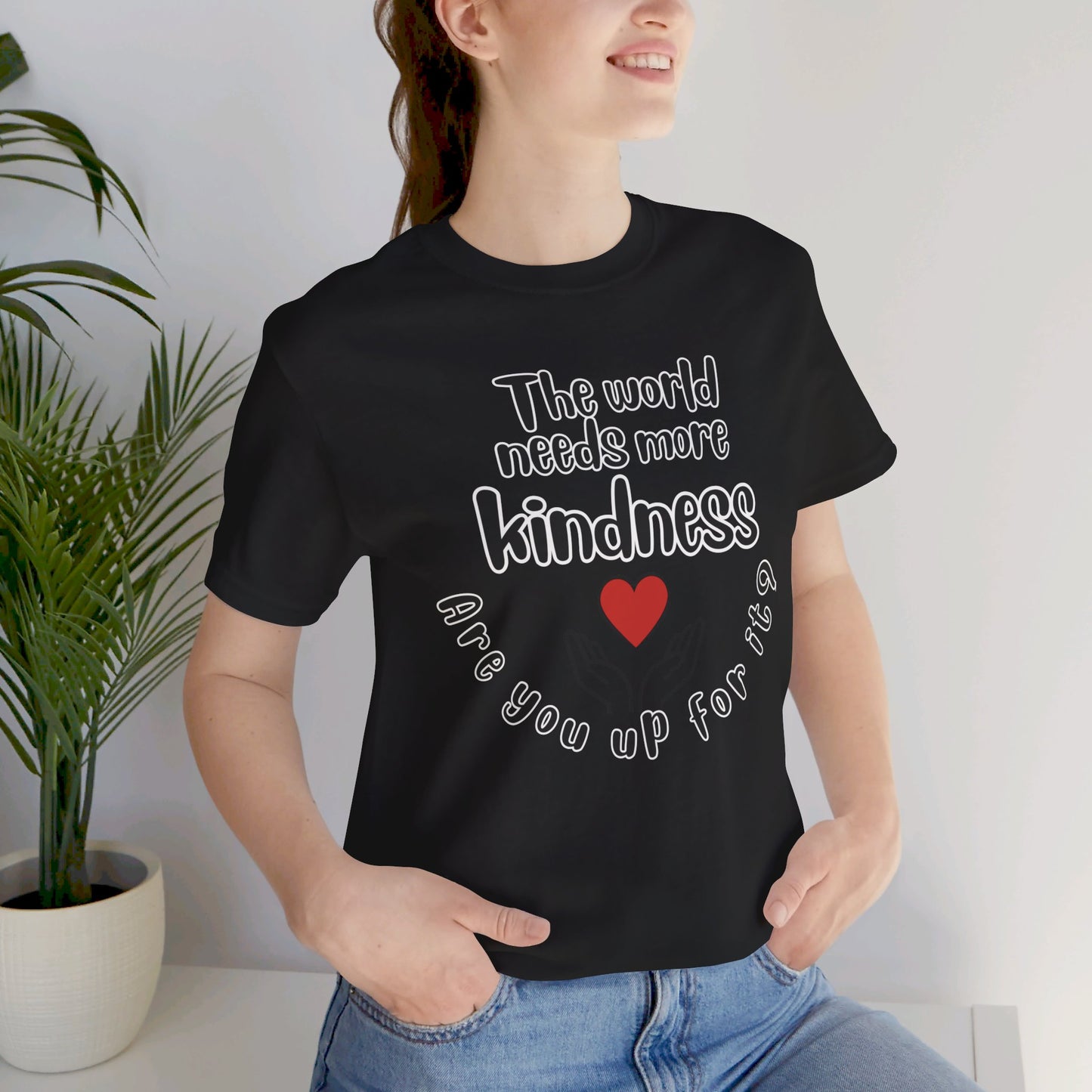 World needs Kindness Unisex Jersey Short Sleeve Tee