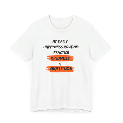 Kindness Happyness Unisex Jersey Short Sleeve Tee