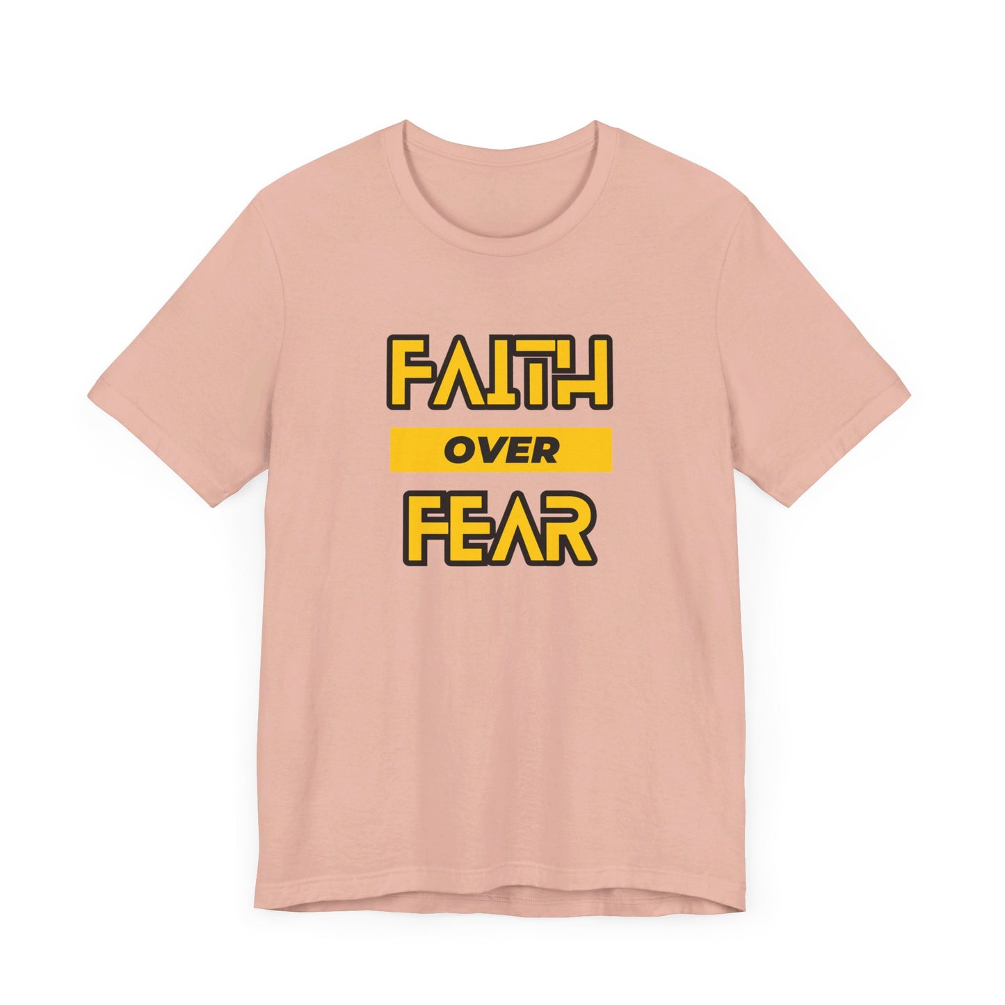 Faith Over Fear Unisex Jersey Short Sleeve Tee