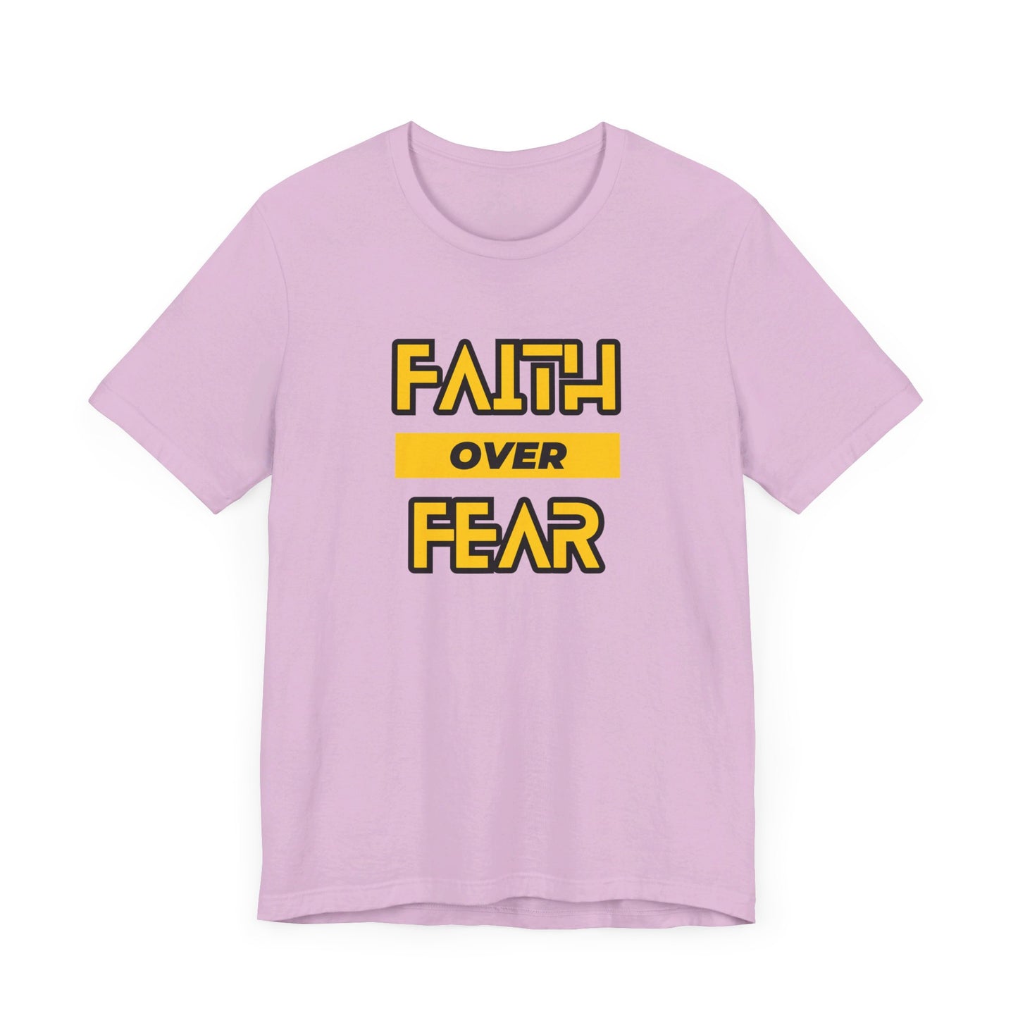 Faith Over Fear Unisex Jersey Short Sleeve Tee