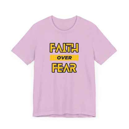 Faith Over Fear Unisex Jersey Short Sleeve Tee