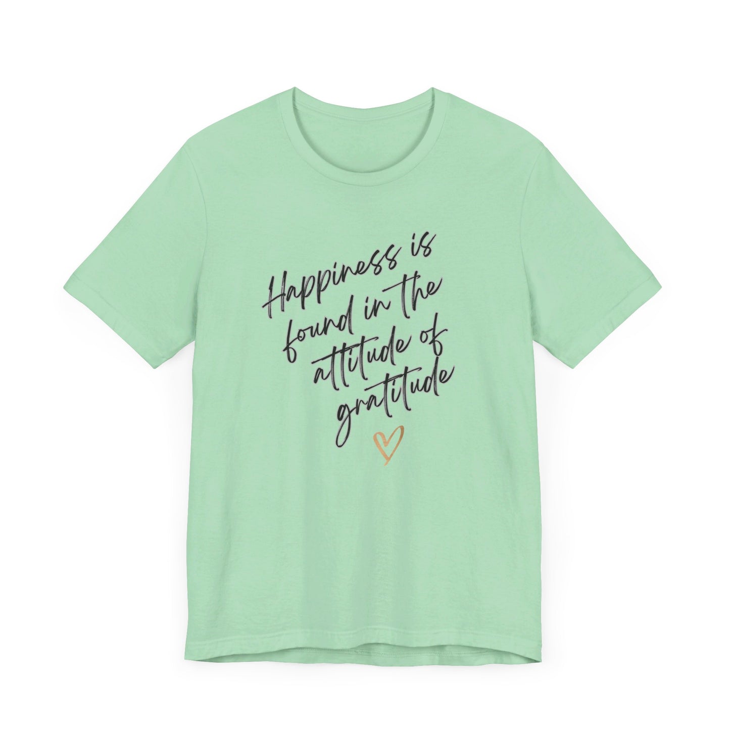 Gratitude Happiness Unisex Jersey Short Sleeve Tee