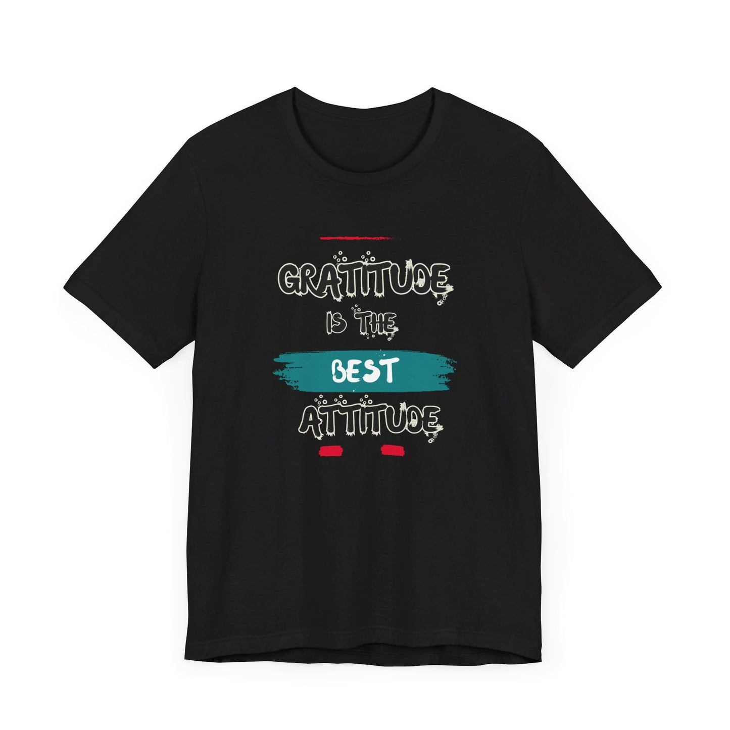 Gratitude Best Attitude Unisex Jersey Short Sleeve Tee