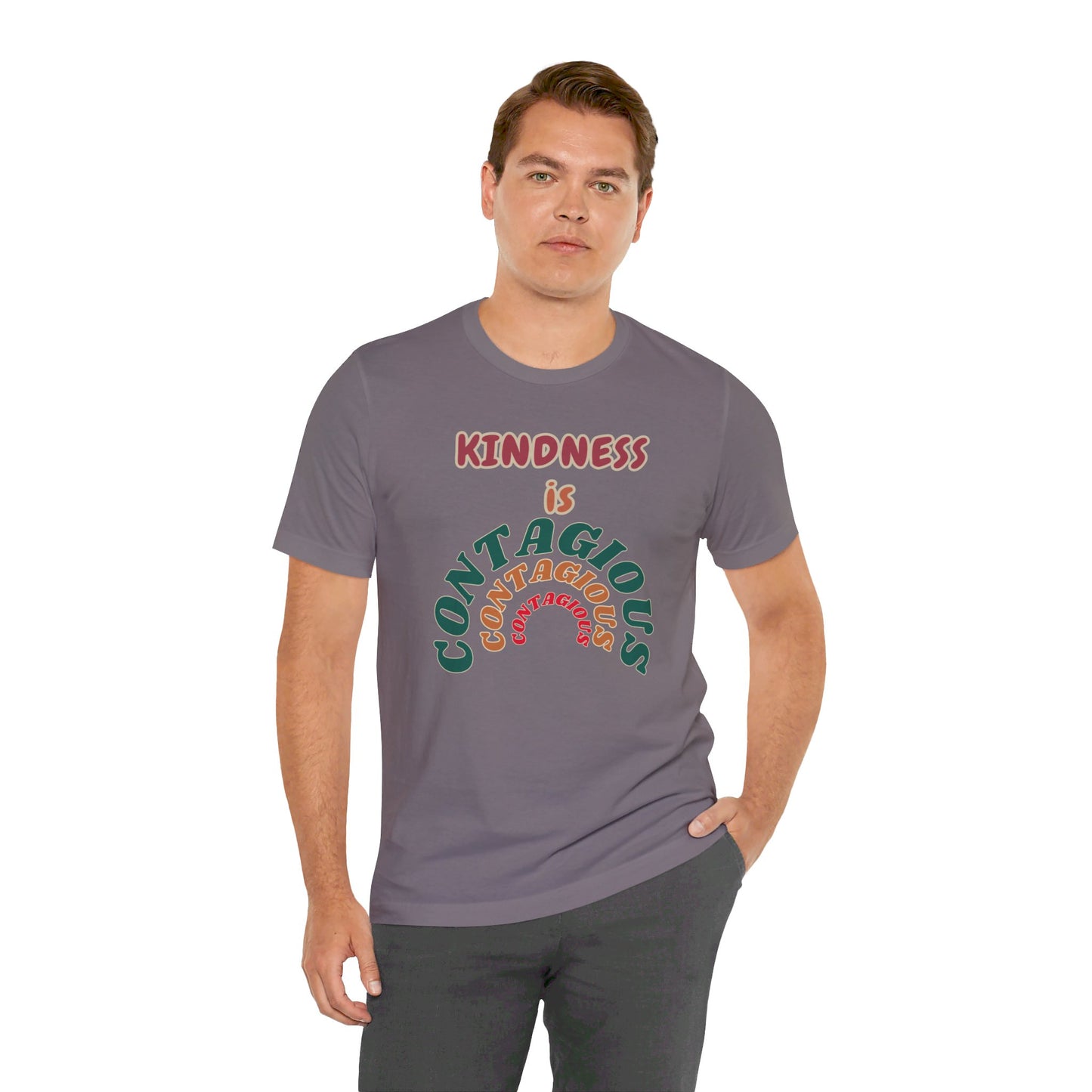 Kindness Contagious Unisex Jersey Short Sleeve Tee