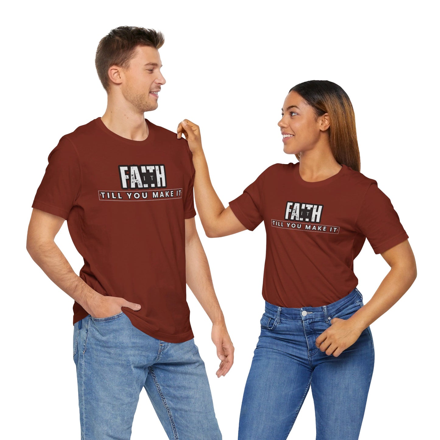 Faith It Unisex Jersey Short Sleeve Tee