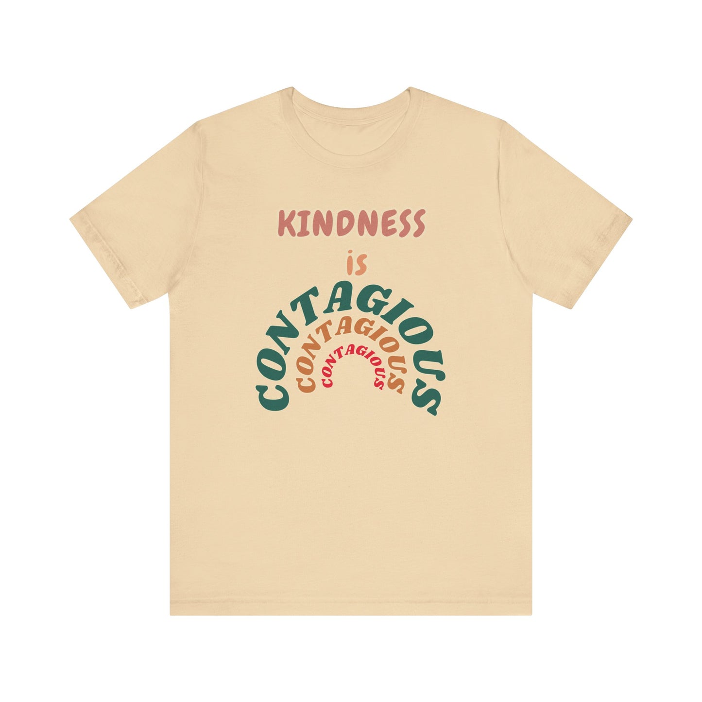 Kindness Contagious Unisex Jersey Short Sleeve Tee