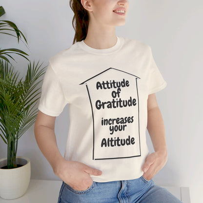 Gratitude Attitude Altitude Unisex Jersey Short Sleeve Tee