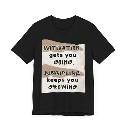 Discipline Motivation Luck Unisex Jersey Short Sleeve Tee