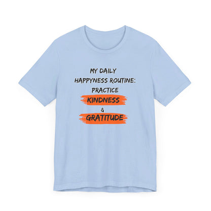 Kindness Happyness Unisex Jersey Short Sleeve Tee