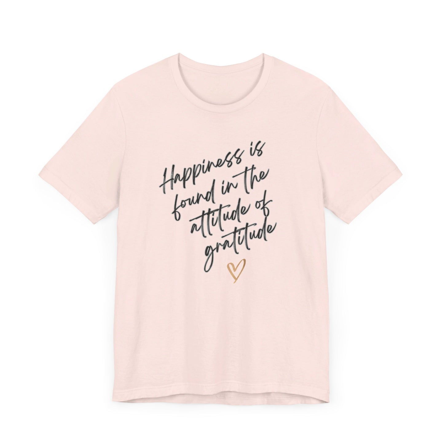 Gratitude Happiness Unisex Jersey Short Sleeve Tee