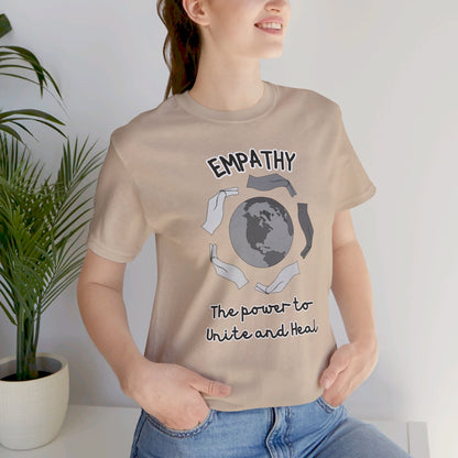 Empathy Unite Heal Unisex Jersey Short Sleeve Tee