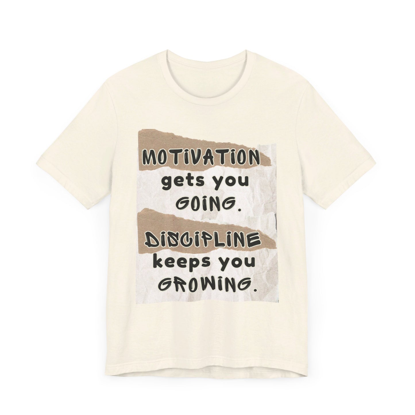 Discipline Motivation Luck Unisex Jersey Short Sleeve Tee