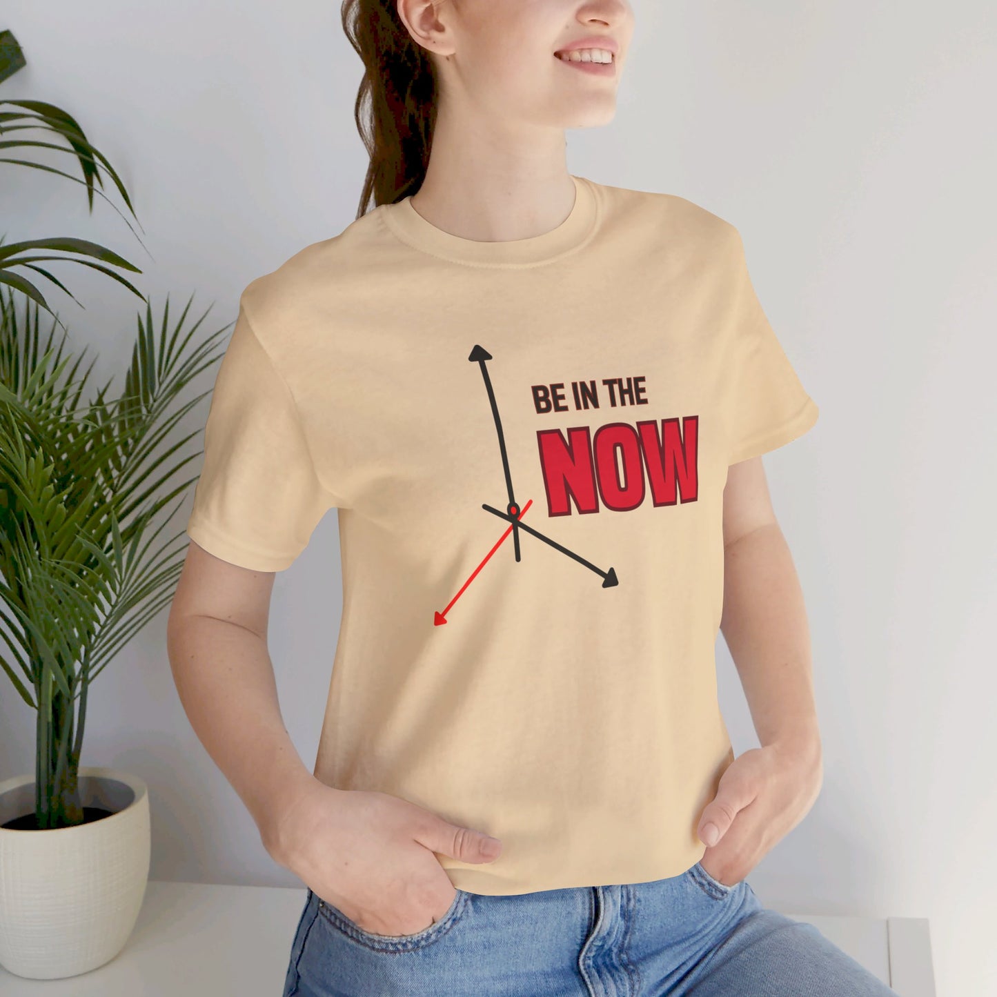 Be in the now Unisex Jersey Short Sleeve Tee