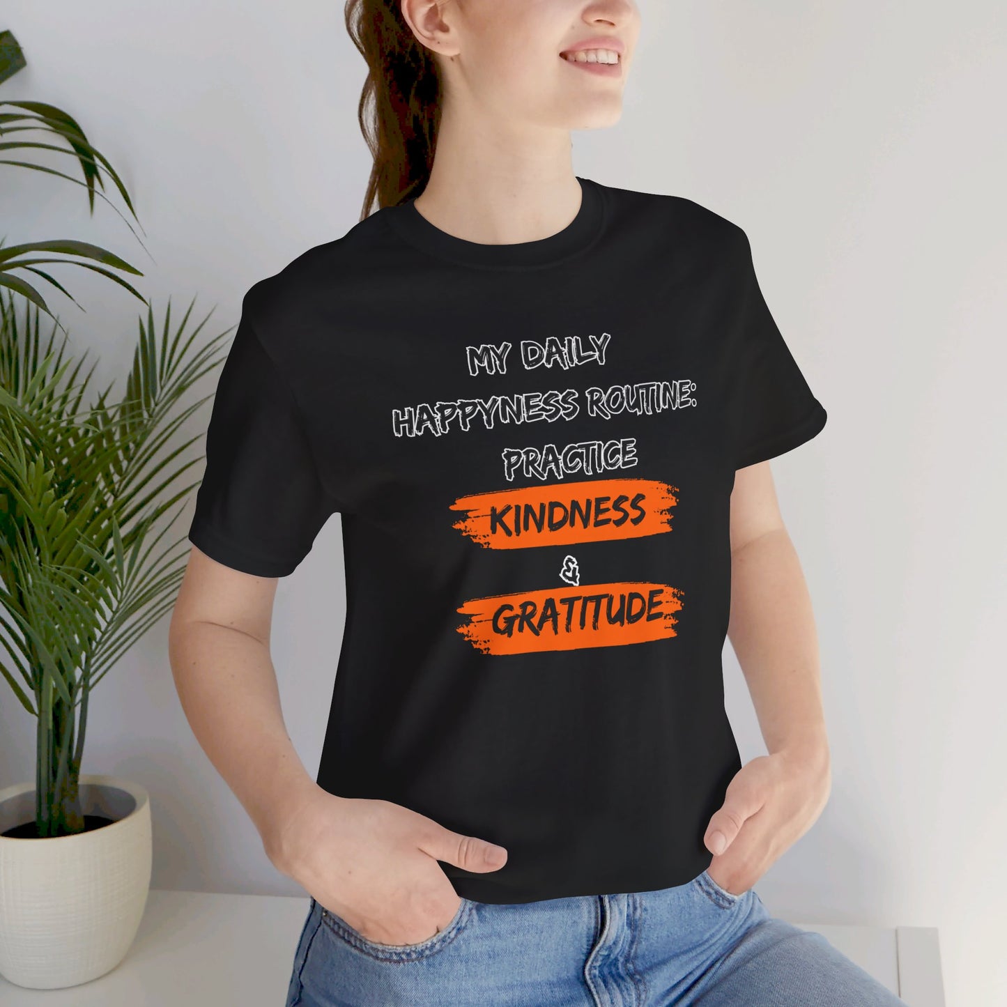 Kindness Happyness Unisex Jersey Short Sleeve Tee