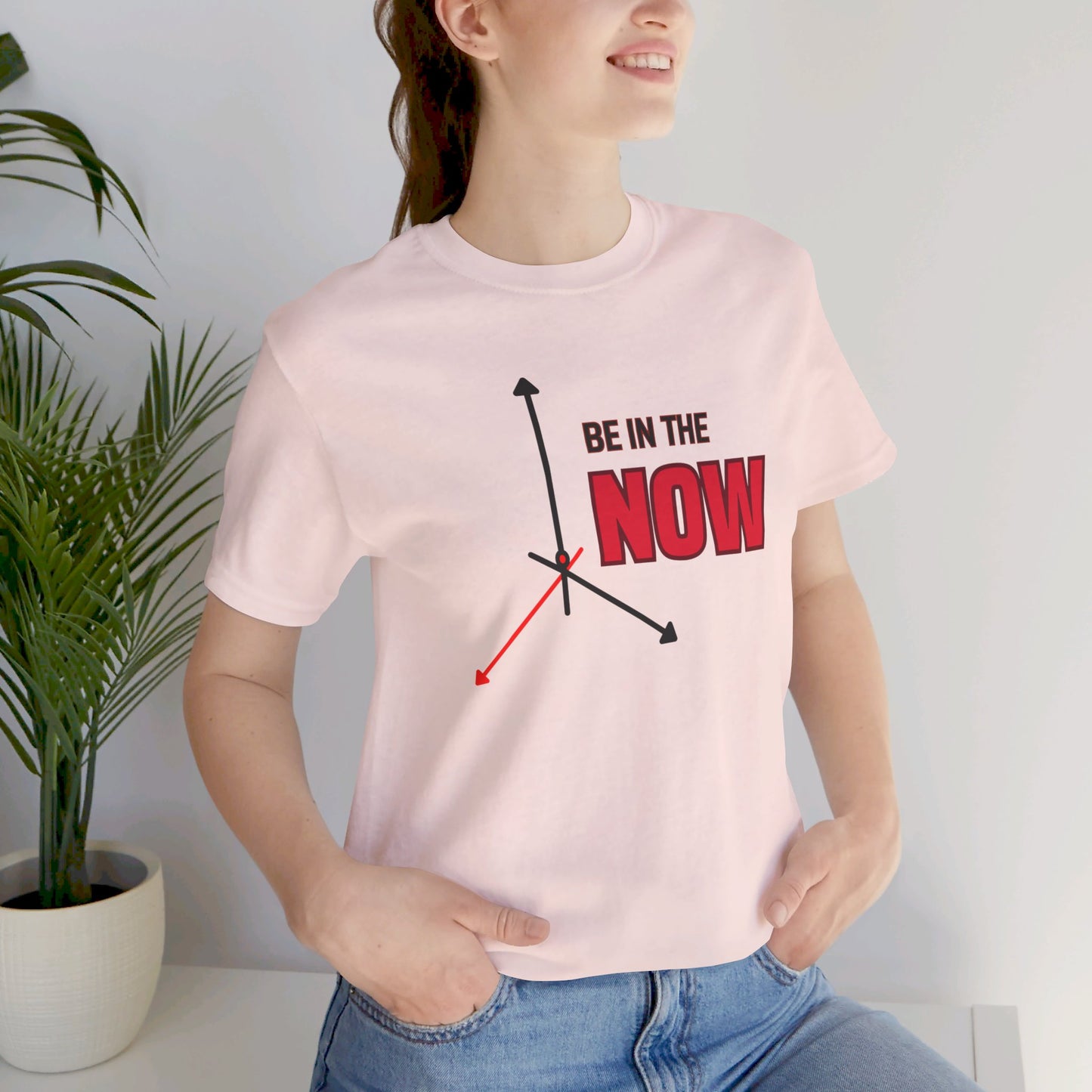 Be in the now Unisex Jersey Short Sleeve Tee