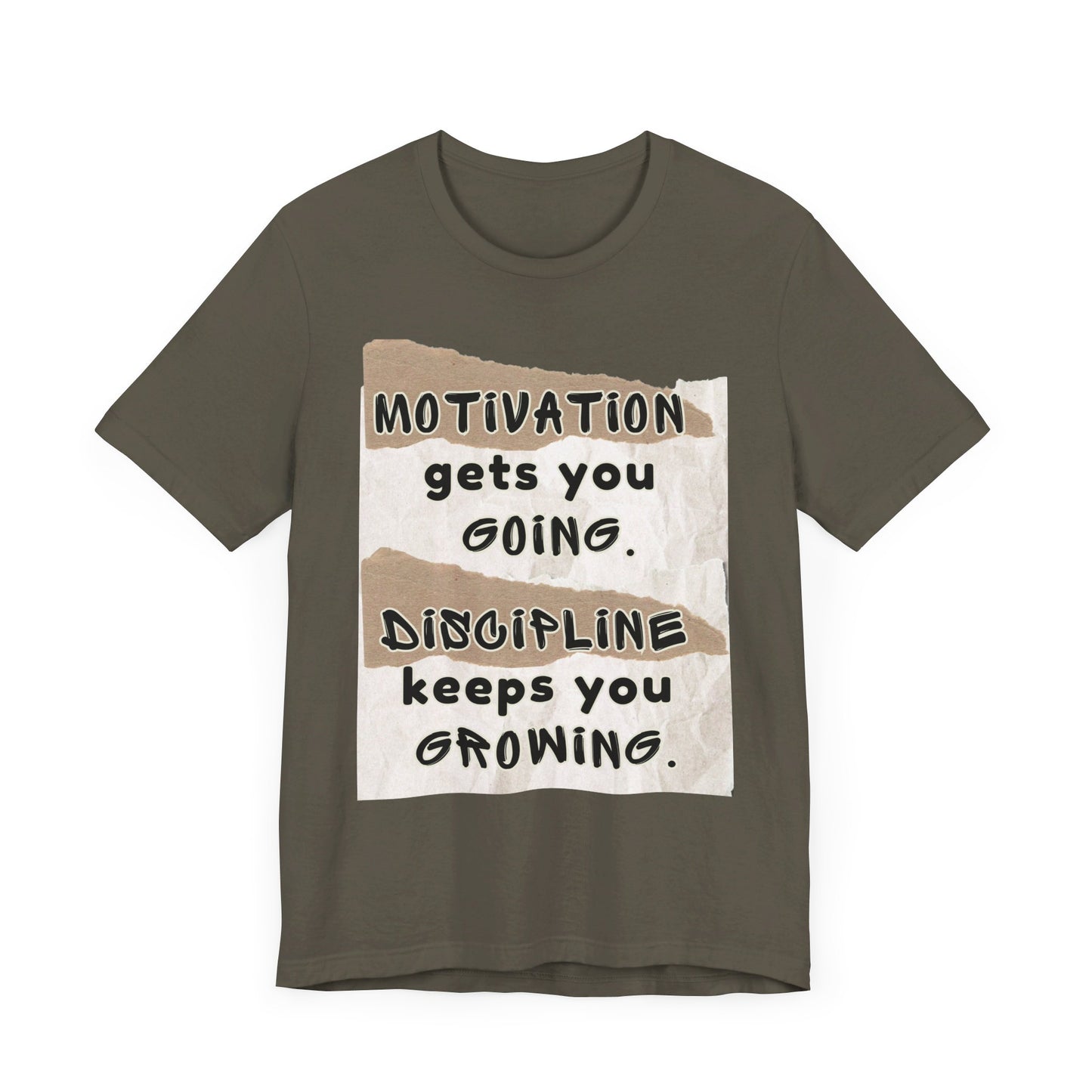 Discipline Motivation Luck Unisex Jersey Short Sleeve Tee