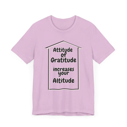 Gratitude Attitude Altitude Unisex Jersey Short Sleeve Tee