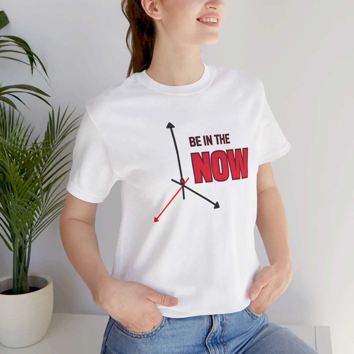 Be in the now Unisex Jersey Short Sleeve Tee