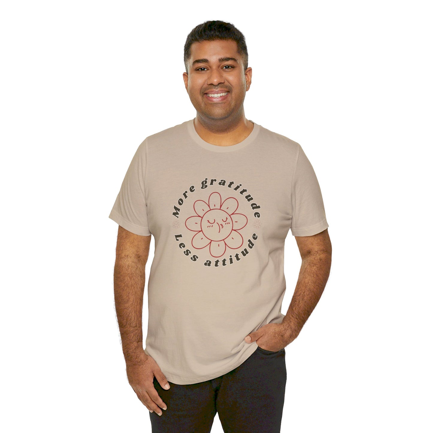 Gratitude Less Attitude Unisex Jersey Short Sleeve Tee