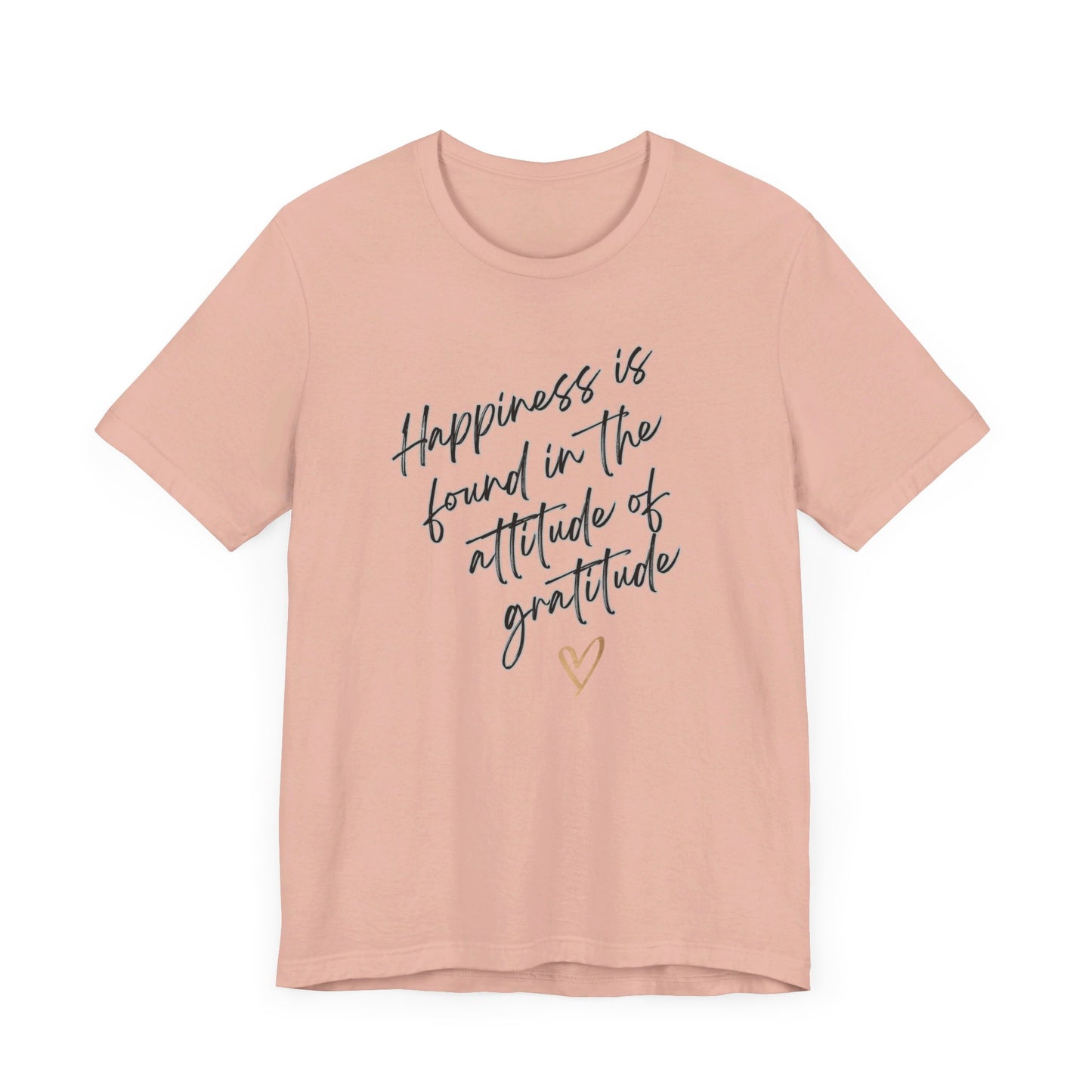 Gratitude Happiness Unisex Jersey Short Sleeve Tee