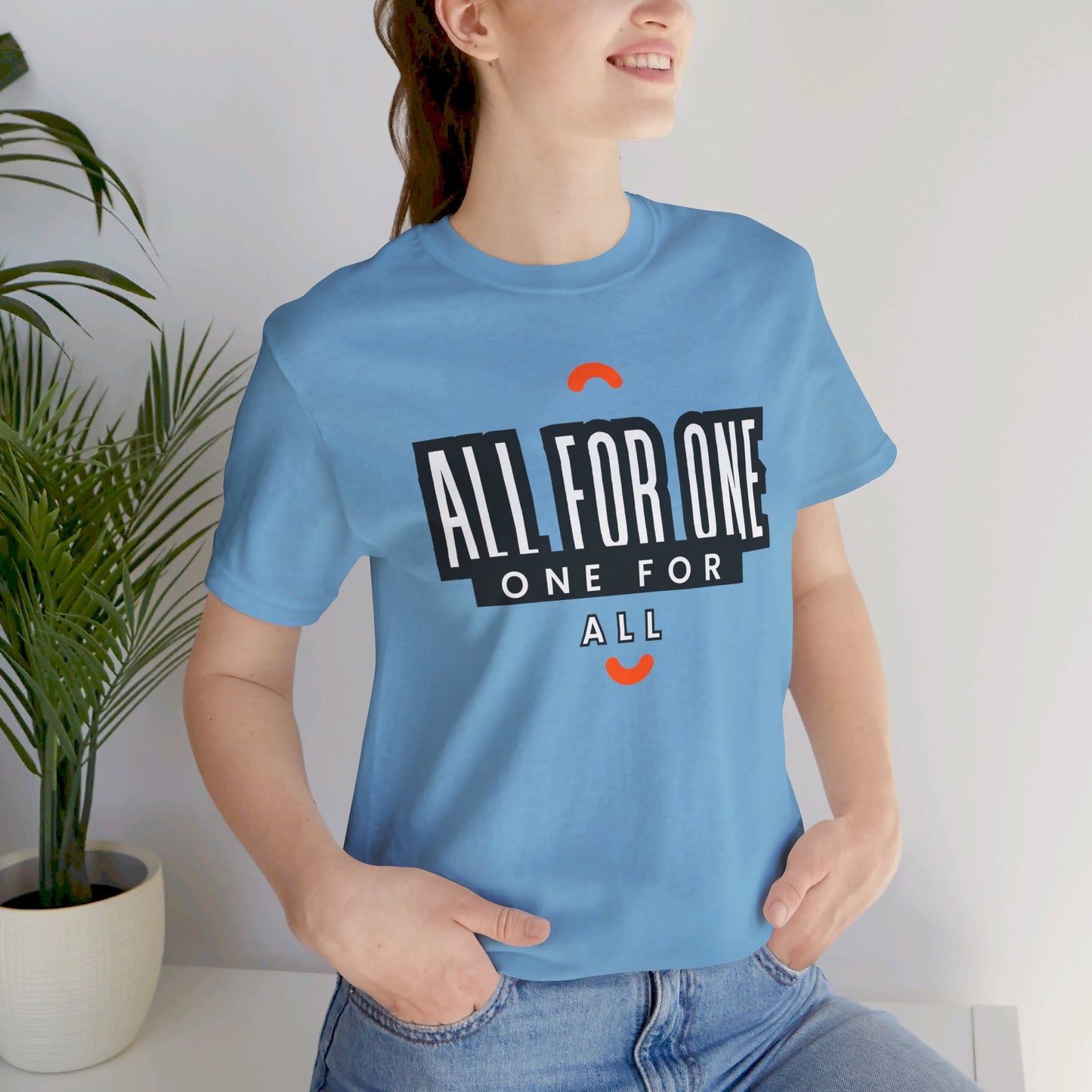 All for one one for all Unisex Jersey Short Sleeve Tee