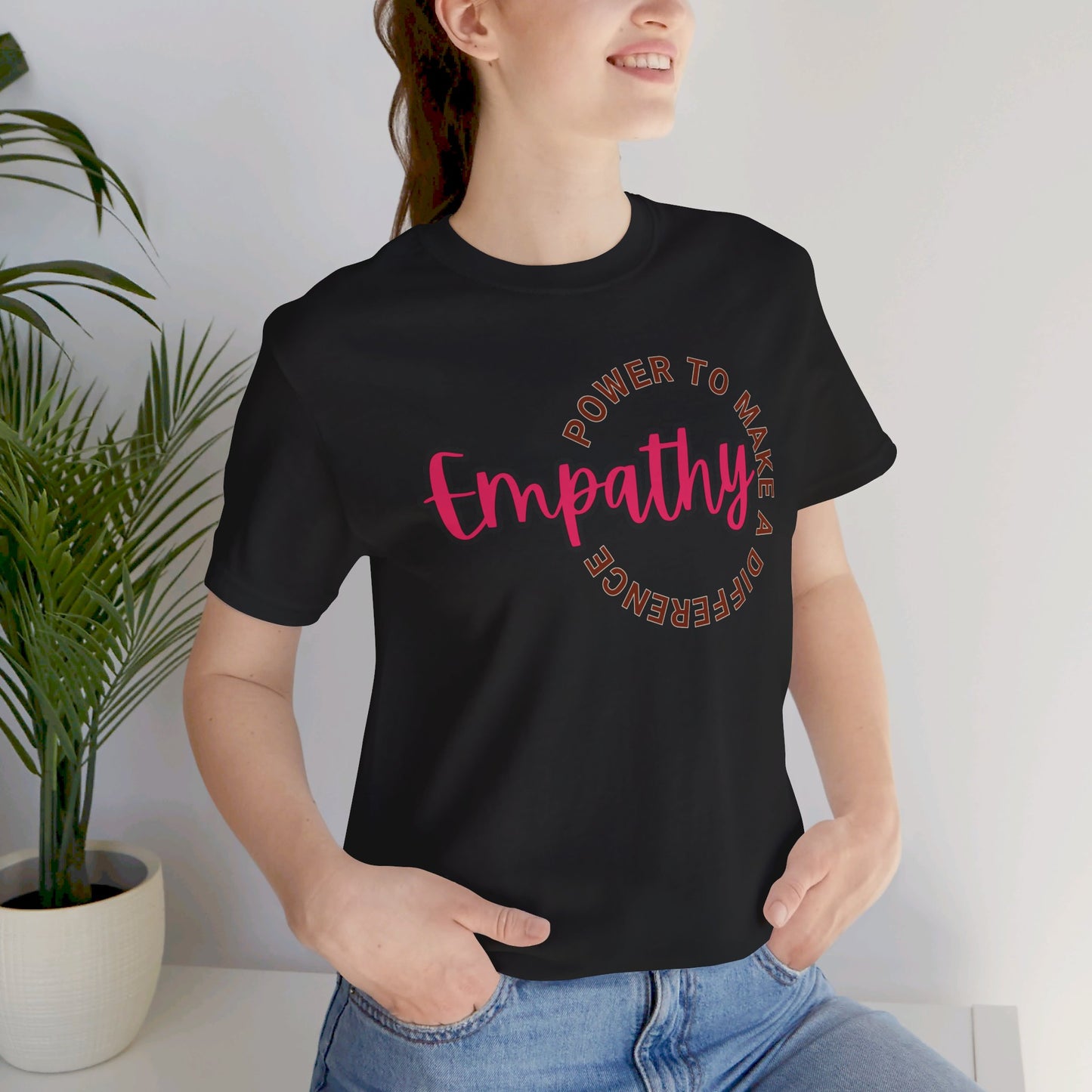 Empathy Power Difference Unisex Jersey Short Sleeve Tee