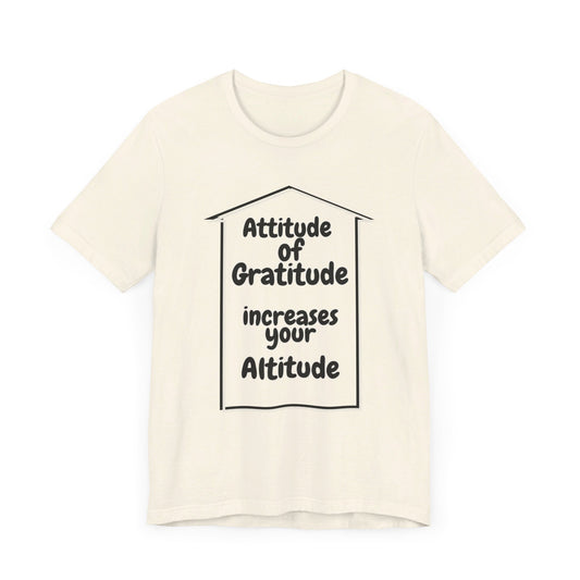 Gratitude Attitude Altitude Unisex Jersey Short Sleeve Tee