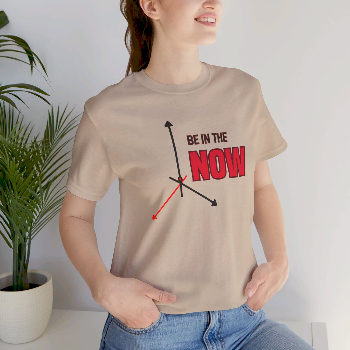 Be in the now Unisex Jersey Short Sleeve Tee