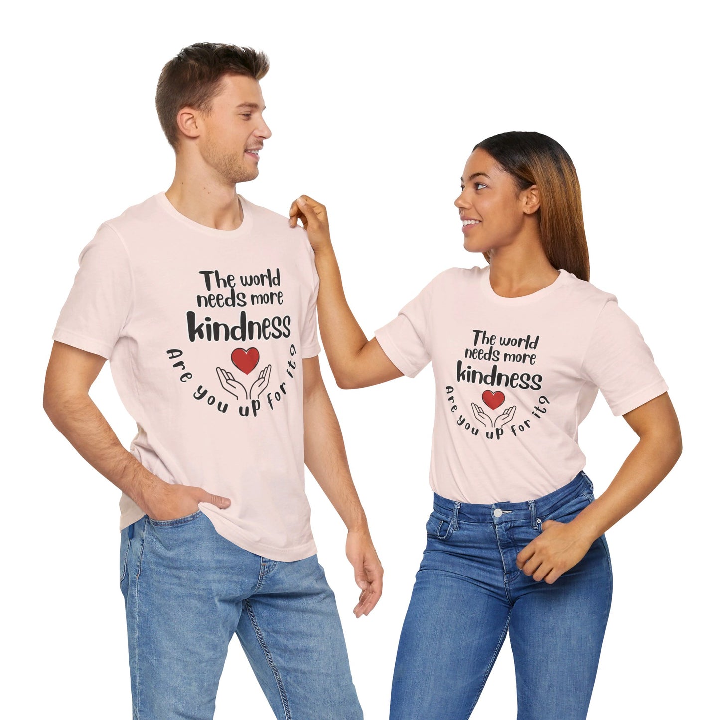 World needs Kindness Unisex Jersey Short Sleeve Tee