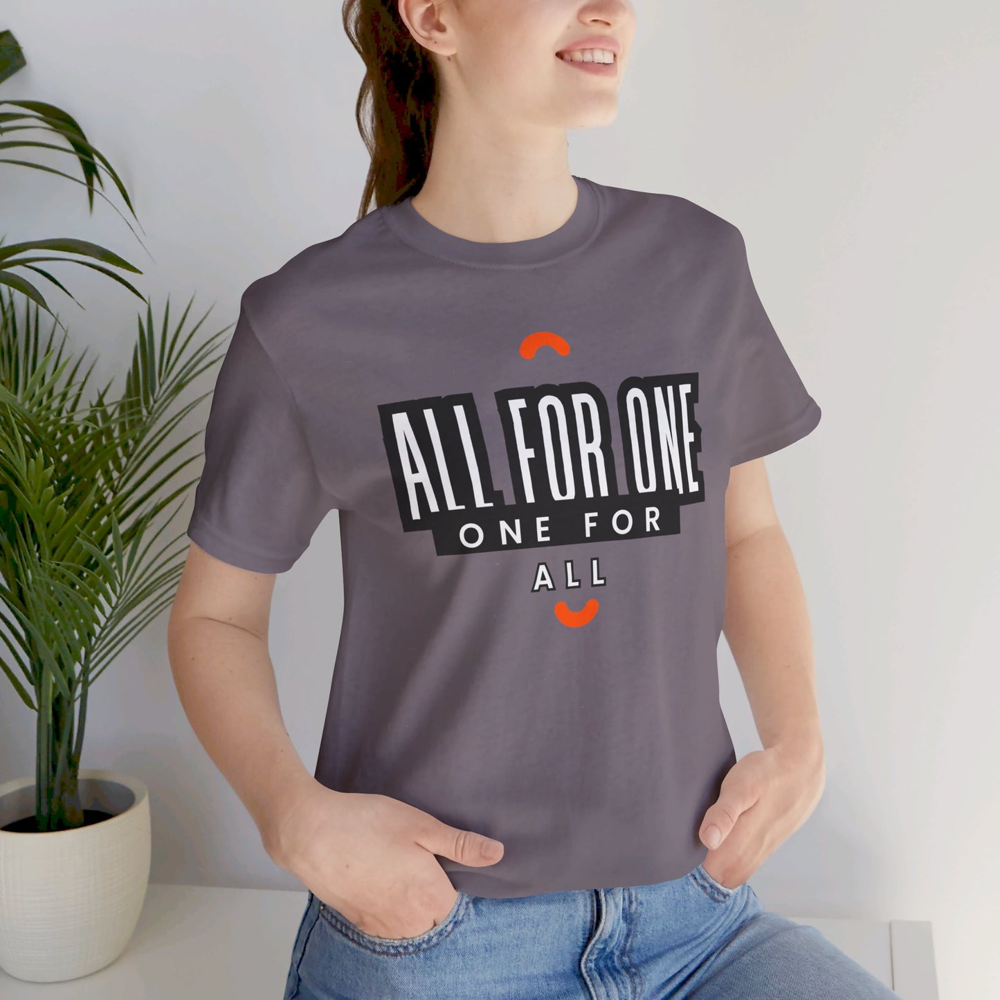 All for one one for all Unisex Jersey Short Sleeve Tee