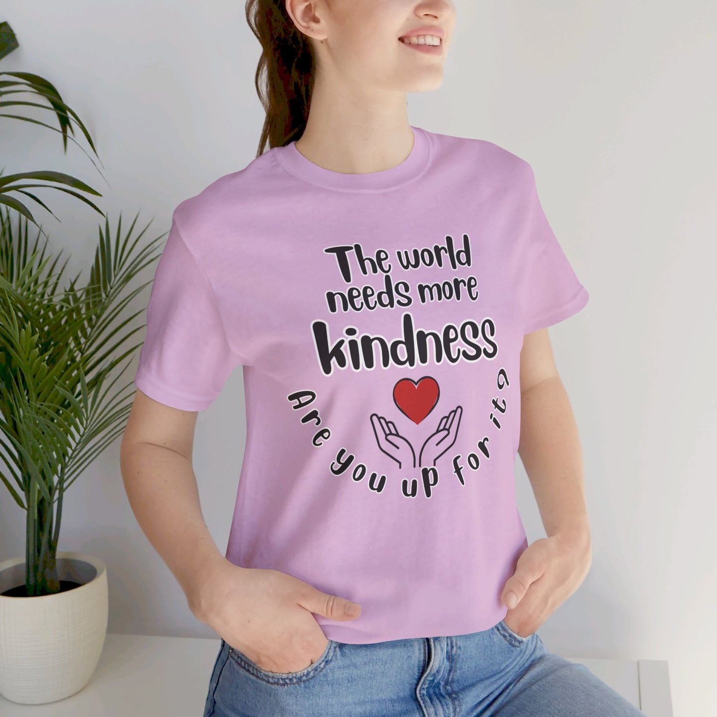 World needs Kindness Unisex Jersey Short Sleeve Tee