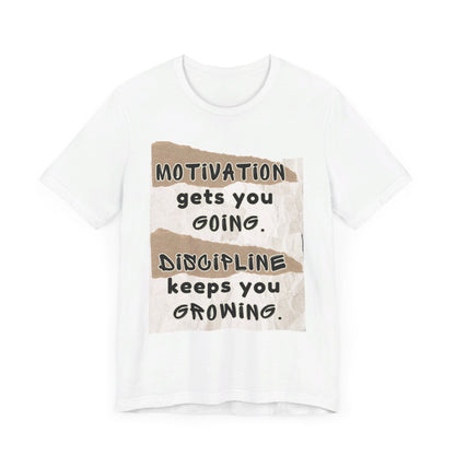 Discipline Motivation Luck Unisex Jersey Short Sleeve Tee