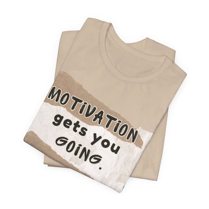 Discipline Motivation Luck Unisex Jersey Short Sleeve Tee